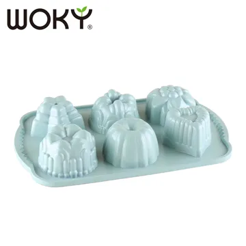 【WOKY沃廚】La Douceur 法式粉彩系列蛋糕模_造型6入型(181) 歷史價格詳細信息
