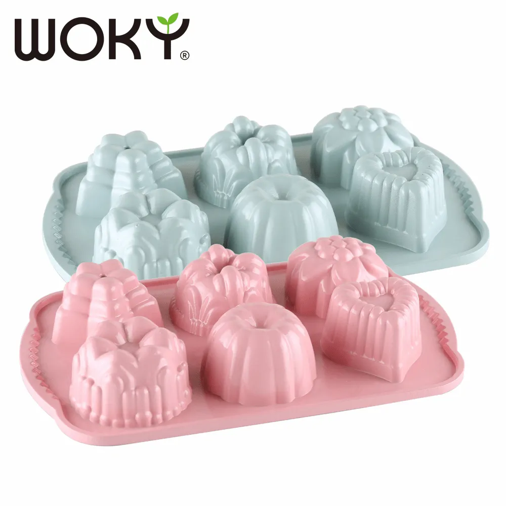 【WOKY沃廚】La Douceur 法式粉彩系列蛋糕模_造型6入型(181) 歷史價格詳細信息