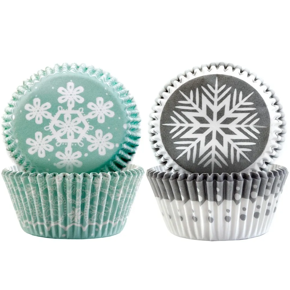 IBILI Sweet蛋糕紙模100入(灰綠雪花7.5cm) 歷史價格詳細信息