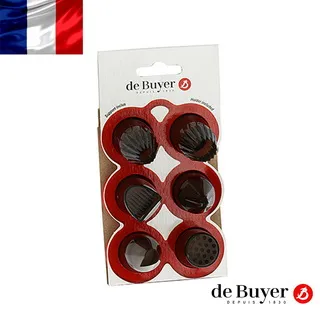 法國【de Buyer】畢耶烘焙 專利基礎擠花嘴6件組 歷史價格詳細信息