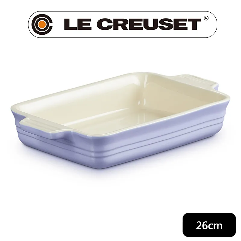 【Le Creuset】瓷器長方盤25cm(薰衣草/亮粉/海岸藍 3色選1) 歷史價格詳細信息