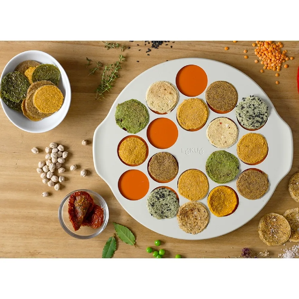 LEKUE 18格豆類零食脆片模(橘) 歷史價格詳細信息