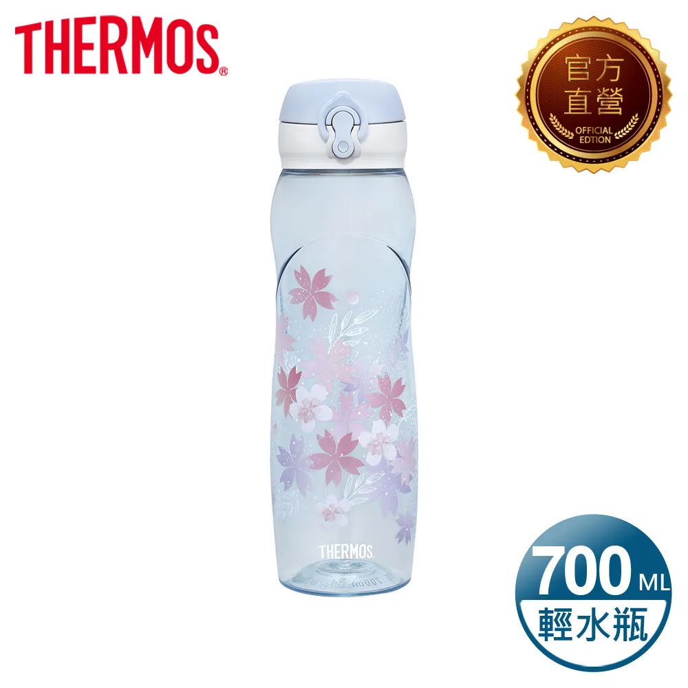 【THERMOS 膳魔師】櫻花貓咪篇彈蓋輕水瓶710ml(TP4329SK-PLT) 歷史價格詳細信息