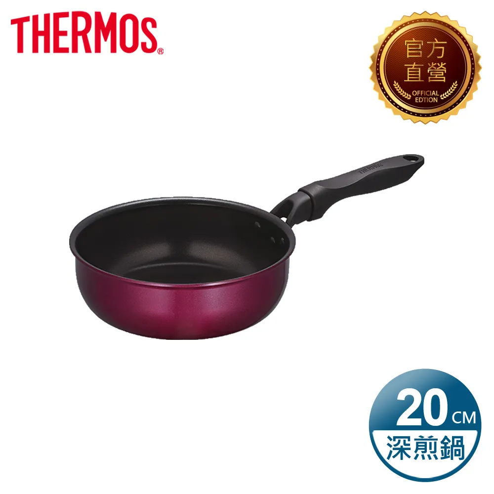 【THERMOS 膳魔師】厚鑄耐摩不沾鍋 單柄平底鍋28cm(KFF-028-R) 歷史價格詳細信息