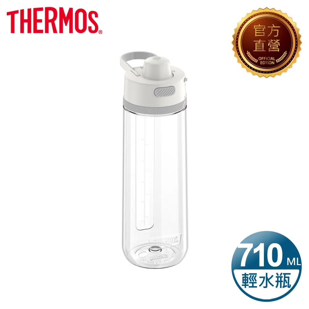 【THERMOS 膳魔師】彈蓋輕水瓶710ml(TP4329)+【THERMOcafe凱菲】隨手瓶2200ml-清新白(TCTB-2200-WH) 歷史價格詳細信息