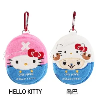 Hello Kitty凱蒂貓&喬巴聯名款絨毛娃娃吊飾掛飾鑰匙圈305277/305314【小品館】 歷史價格詳細信息