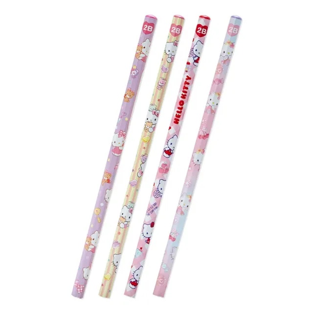 鉛筆 HELLO KITTY 凱蒂貓 2B 木頭鉛筆 素描筆 六角鉛筆 4入 俏皮款 Sanrio 現貨 ~ 八寶糖小舖 歷史價格詳細信息