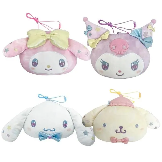 酷洛米 大臉造型半圓絨毛吊飾零錢包《黑白》掛飾收納包.鑰匙圈 歷史價格詳細信息