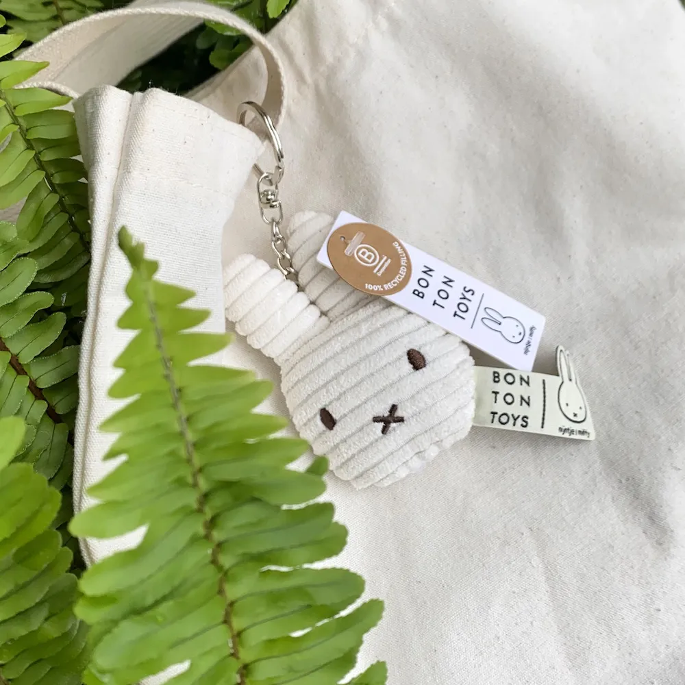 Miffy米菲兔燈芯絨鑰匙圈 10cm 歷史價格詳細信息