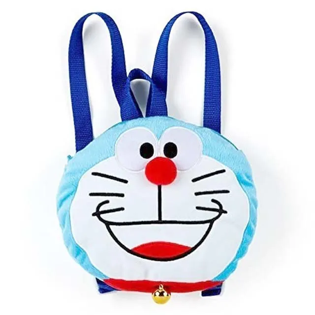 哆啦A夢 後背包外出郊遊戶外教學正版授權防水尼龍布外水瓶袋 歷史價格詳細信息