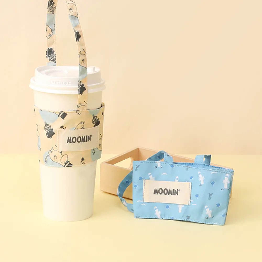 Moomin嚕嚕米飲料杯套- Norns Original Design 嚕嚕米 姆明 飲料袋 飲料提袋 魔鬼氈可調式 歷史價格詳細信息