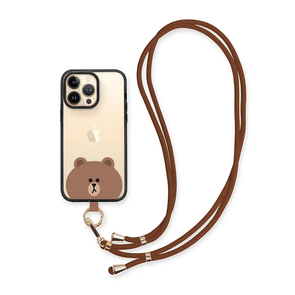 Line Friends 造型手機扣環背帶 熊大 神腦生活 歷史價格詳細信息