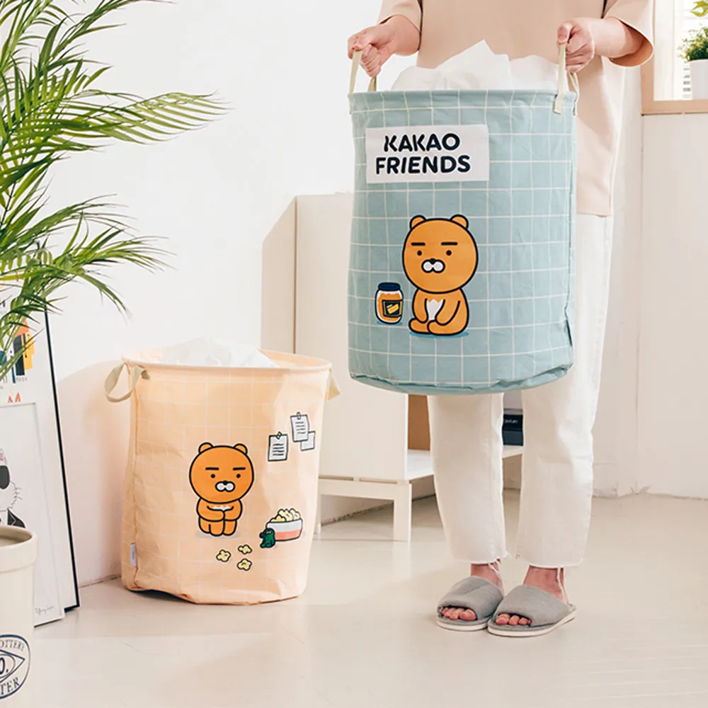KakaoFriends 棉麻聚酯收納籃(1只入) 【小三美日】DS003698 歷史價格詳細信息