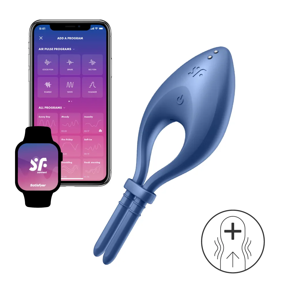 德國Satisfyer Bullseye 智能可調節男士精力環 (藍) 歷史價格詳細信息