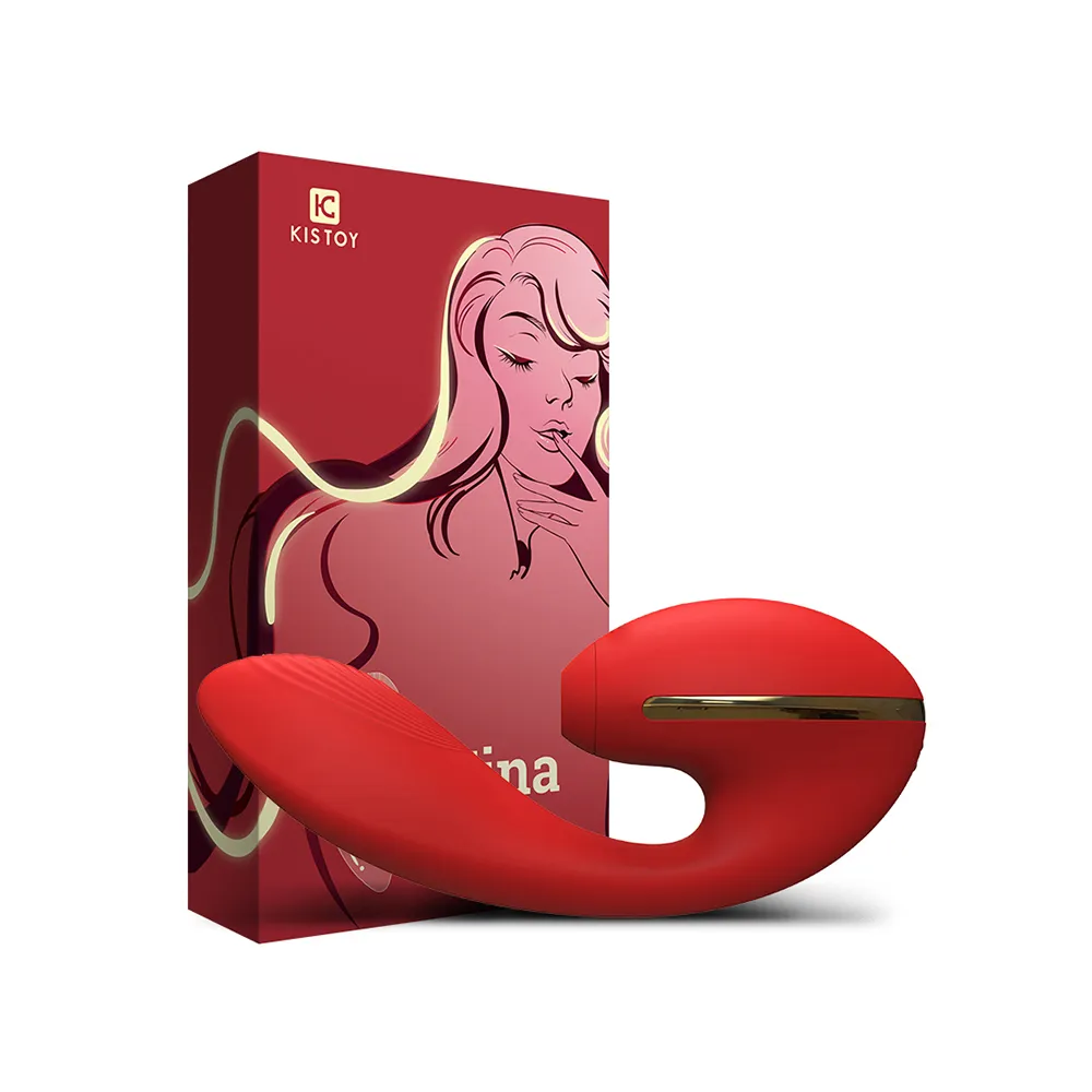 KISS TOY Tina 蒂娜 雙重高潮 智能加溫 吸吮震動 按摩棒 歷史價格詳細信息