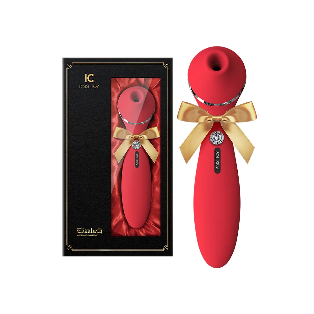 KISS TOY Elizabeth伊莉莎白 十頻加溫吮吸電動按摩棒 Dr.情趣 內外陰按摩器 女性自慰棒 成人情趣精品 歷史價格詳細信息