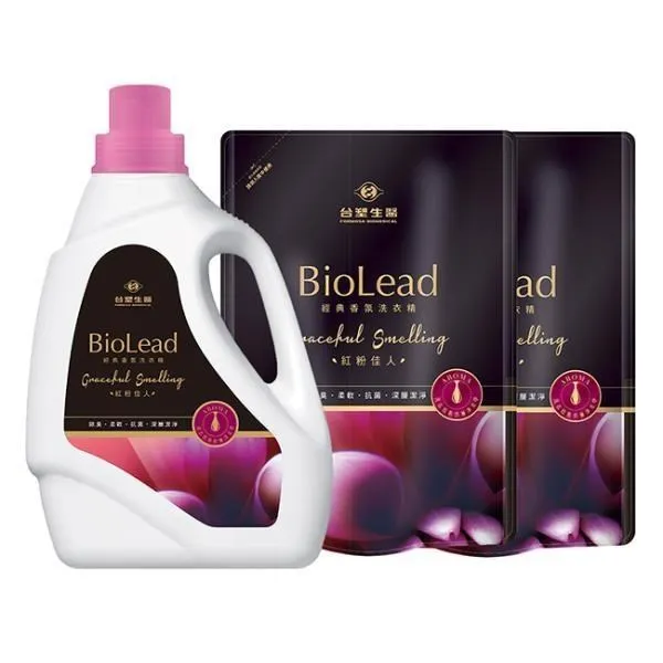 《台塑生醫》BioLead經典香氛洗衣精 紅粉佳人(1瓶+2包) 價格比較,價格查詢,歷史價格詳細信息