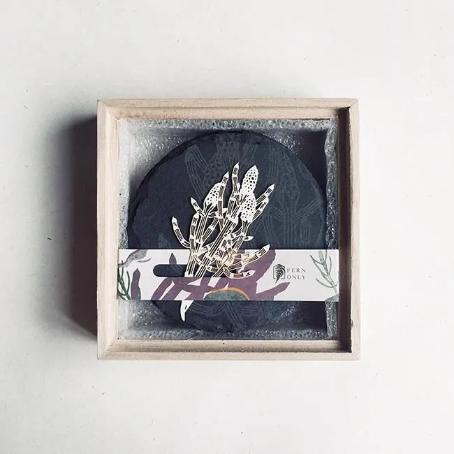 【FERN ONLY 只有蕨】蕨類風景餐桌墊-生根卷柏 歷史價格詳細信息