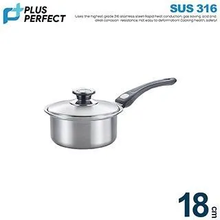 極緻316七層複合金湯鍋-18cm單把附蓋-台灣製造-《PERFECT 理想》 歷史價格詳細信息