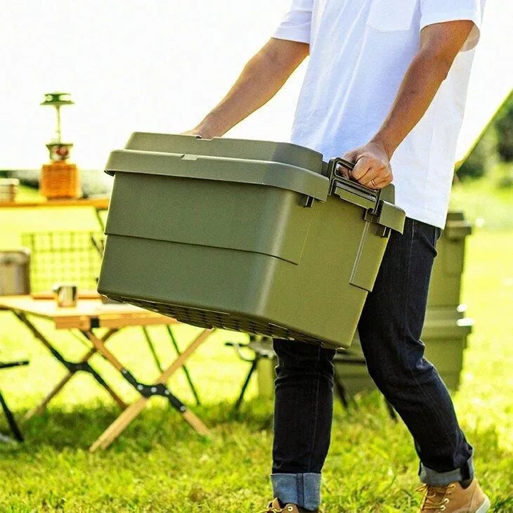 日本RISU【二代】TRUNK CARGO可堆疊耐重收納箱30L-黑色 歷史價格詳細信息