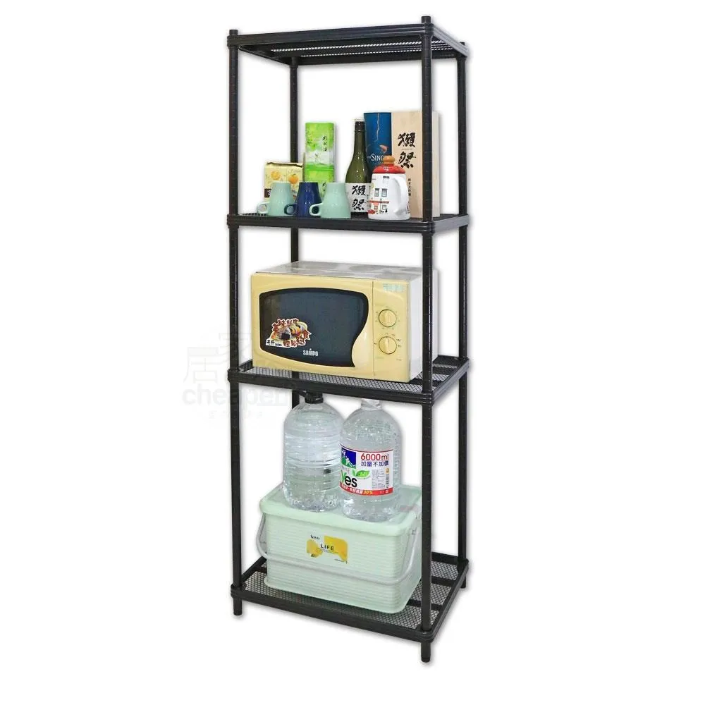【居家cheaper】荷重補強  35X90X210CM菱形網四層架 歷史價格詳細信息