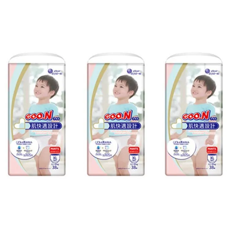 GOO.N 大王 境內版肌快適 褲型 紙尿褲/尿布 M-XL【宜兒樂】 歷史價格詳細信息