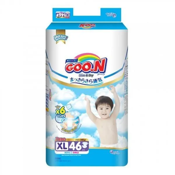 大王GOO.N 輕薄舒爽黏貼型紙尿布M (60片X4串/箱) 歷史價格詳細信息