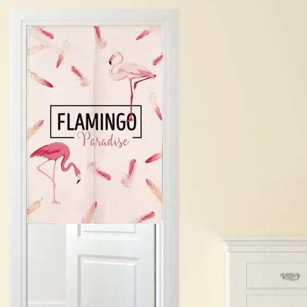 【Loviisa】韓版風水簾 開運門簾 窗簾玄關棉麻 送伸縮桿風水簾(熊與兔子) 歷史價格詳細信息