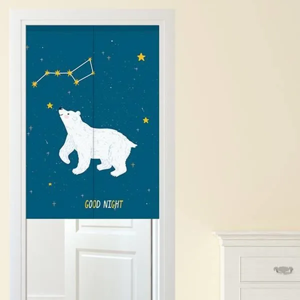 門簾 熊熊與兔子長門簾85x150cm 歷史價格詳細信息