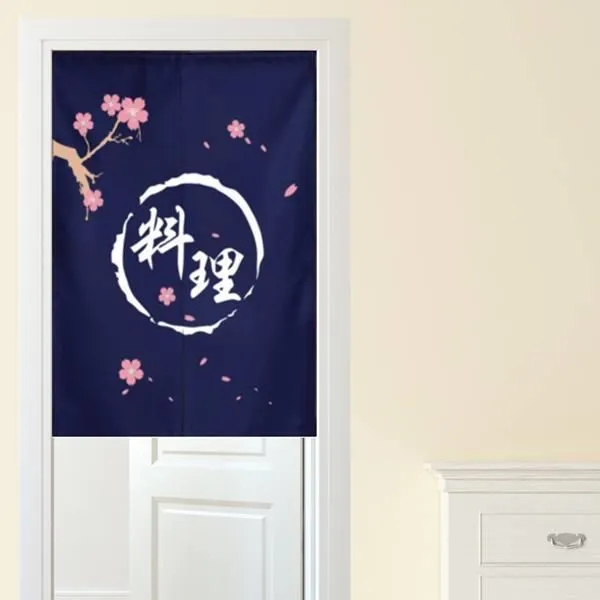 【Loviisa】單開 韓版風水簾 開運門簾 窗簾玄關棉麻 送伸縮桿風水簾(幻境鹿神) 歷史價格詳細信息