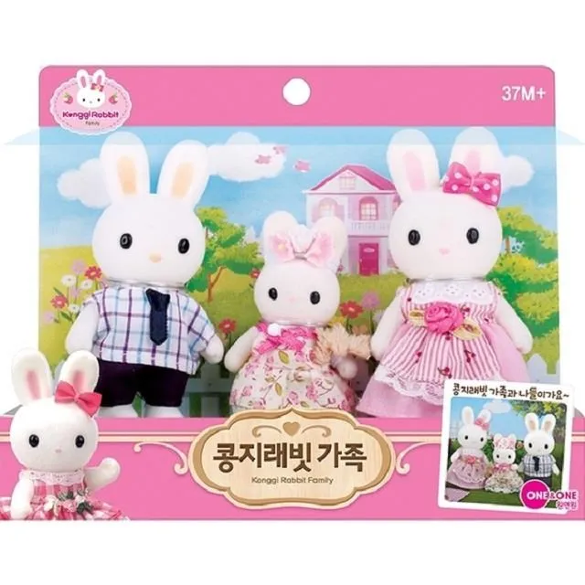【兔寶家族 Konggi Rabbit】家庭公仔組(家家酒) KR09422 價格比較,價格查詢,歷史價格詳細信息