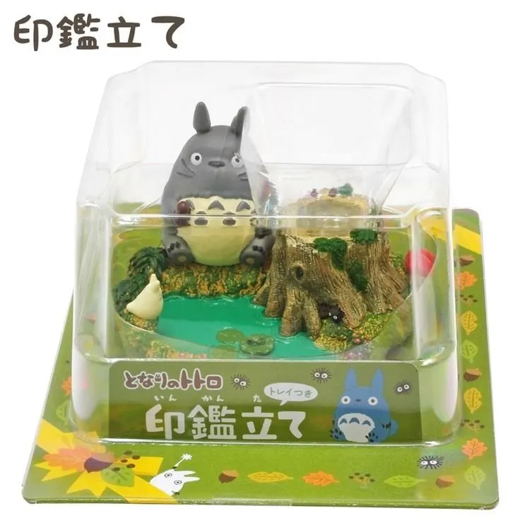 Ensky 吉卜力 龍貓 印鑑座 印章架 宮崎駿 豆豆龍 收納座 擺飾 歷史價格詳細信息