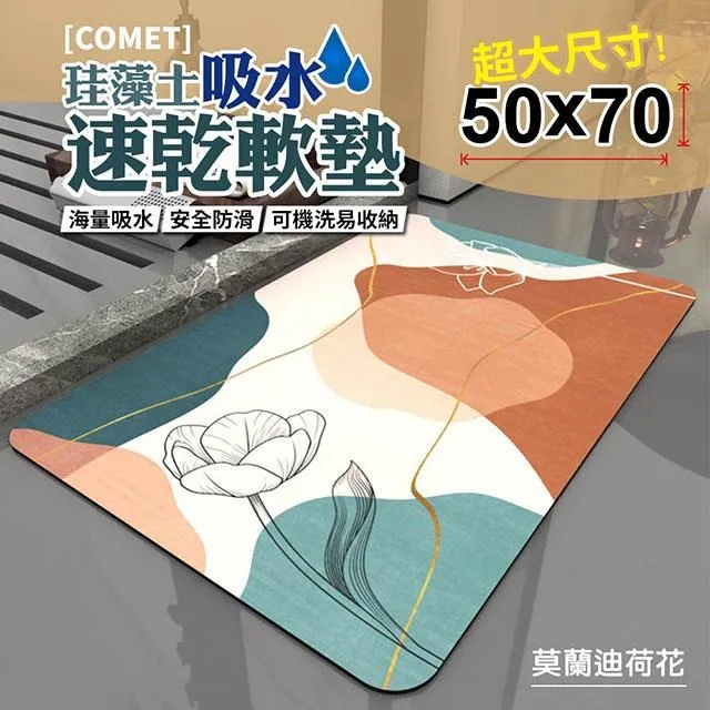 【COMET】50x70珪藻土吸水速乾軟墊-圓夢(QW-002) 歷史價格詳細信息