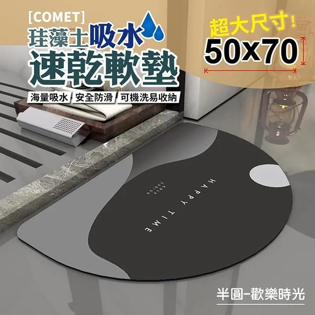 【COMET】50x70珪藻土吸水速乾軟墊-圓夢(QW-002) 歷史價格詳細信息
