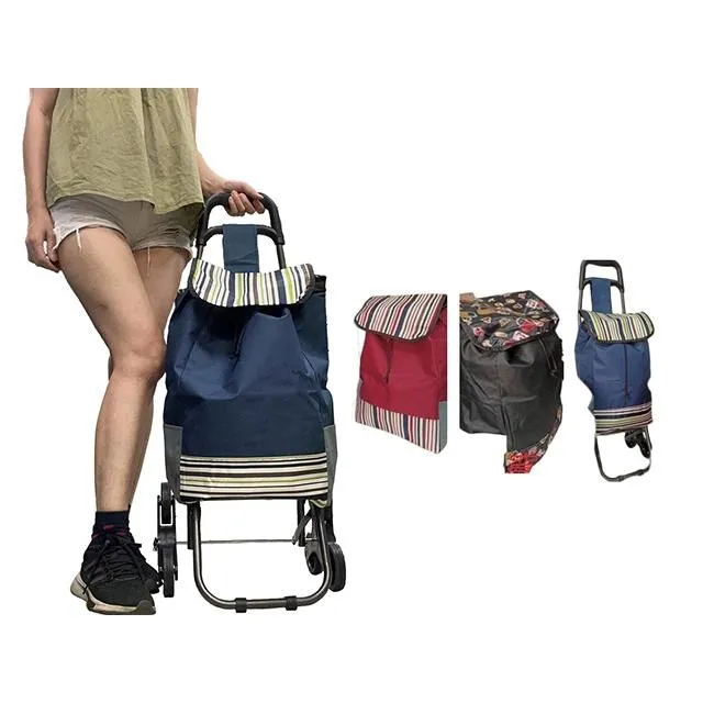 Line 拉桿單向輪菜車袋可分離大容量站立壓扁不占空間防水尼龍布同19寸箱 歷史價格詳細信息