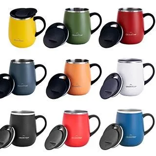 美國【GrandTies】滑蓋式460ML真空不鏽鋼保溫杯/馬克杯(北歐藍)保冷/保溫 歷史價格詳細信息