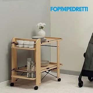 【FOPPAPEDRETTI】SERVICE 原木摺疊餐邊桌 歷史價格詳細信息