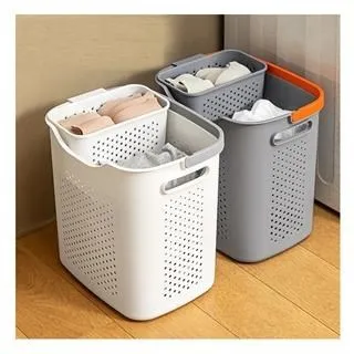 日式髒衣籃洗衣大籃子放衣服收納筐輕奢家用化妝室衣簍浴室置物架 歷史價格詳細信息