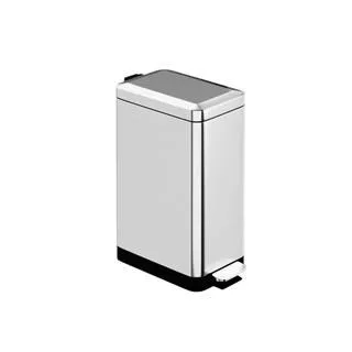 緩降靜音簡約方型10L垃圾桶-霧灰色 方形垃圾桶 【立格扉ligfe】 歷史價格詳細信息