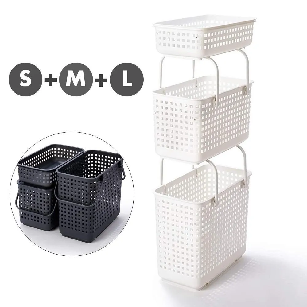 【三件組】洗衣籃 分類洗衣籃 大容量洗衣籃 髒衣籃 置物籃 HNRD62 歷史價格詳細信息
