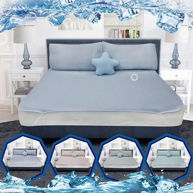 【Indian】簡約條紋涼爽冰晶羽絲絨枕 (1顆)--多色任選 歷史價格詳細信息