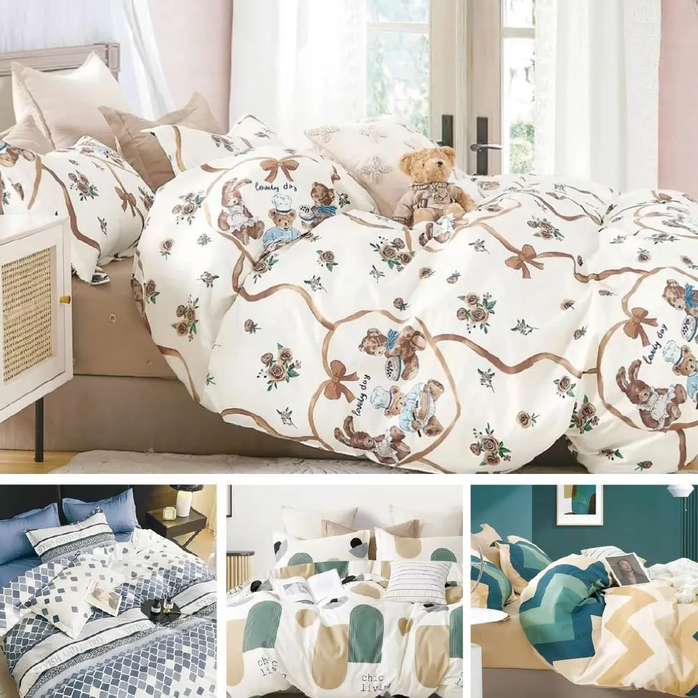 【Indian】純棉雙人加大兩用被床包四件組-9款任選 歷史價格詳細信息