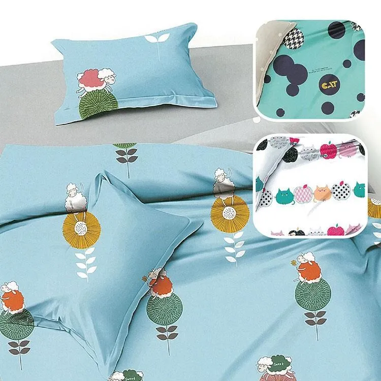 【Indian】純棉雙人加大兩用被床包四件組-9款任選 歷史價格詳細信息