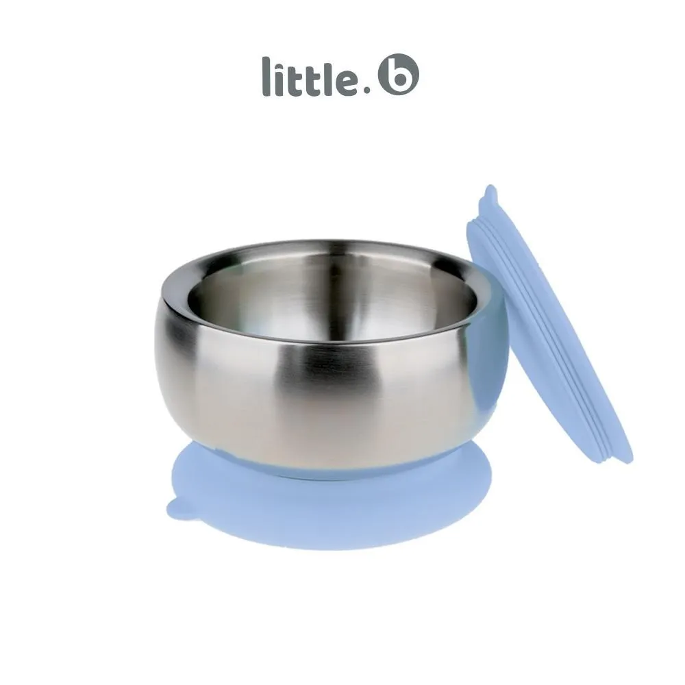 美國 little.b 316雙層不鏽鋼寬口麥片吸盤碗-小芽綠 歷史價格詳細信息