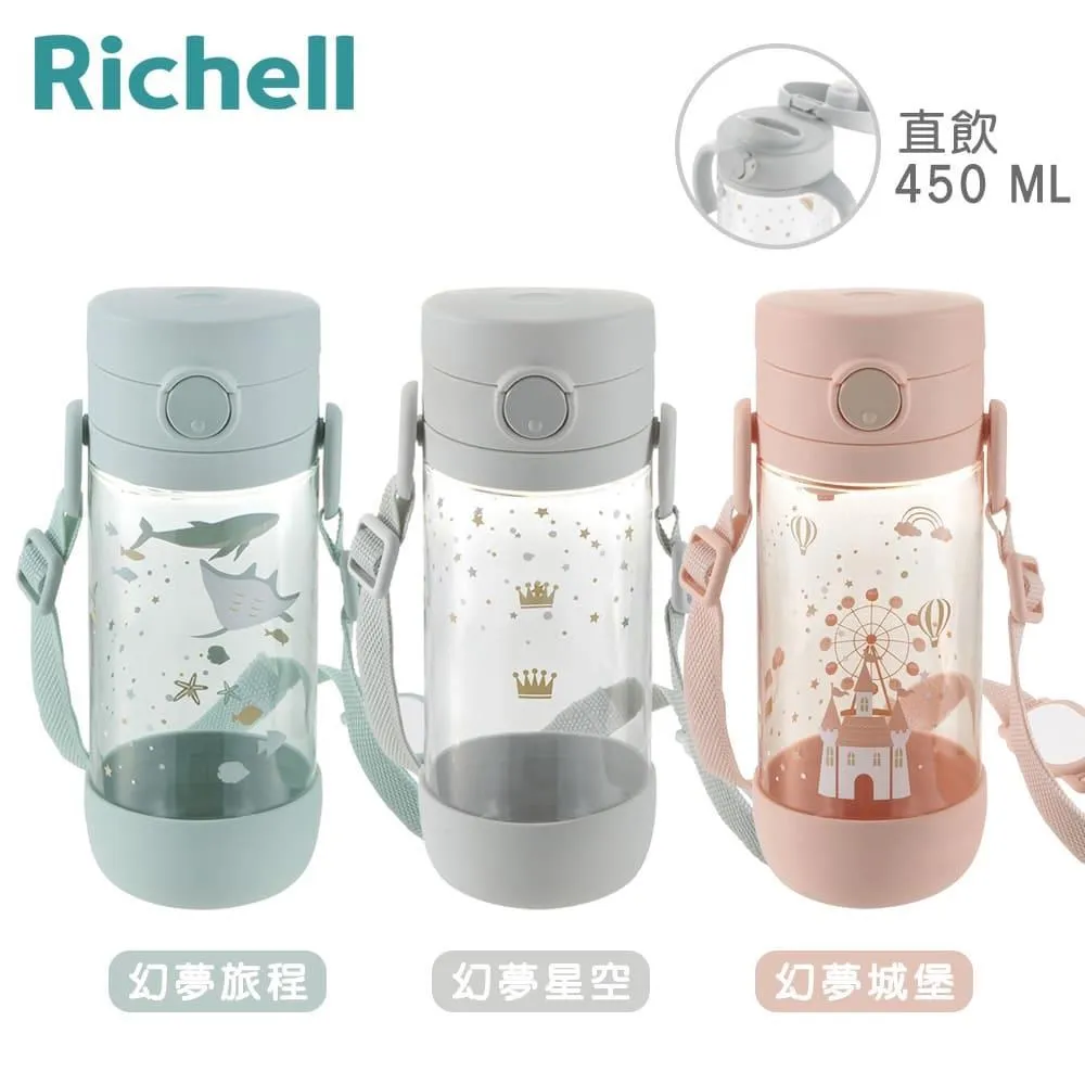 日本 Richell-利其爾 直飲式/吸管式冷水壺450ml(8m以上)(附背帶) 歷史價格詳細信息