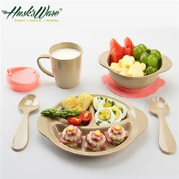 【Husk’s ware】美國Husk’s ware稻殼天然無毒環保兒童餐具經典人偶款-綠色 歷史價格詳細信息