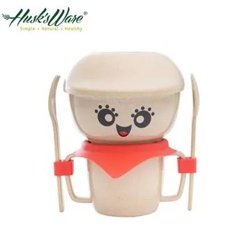【美國Husk’s ware】稻殼天然環保兒童小巨蛋學習餐具旅行外出套組 歷史價格詳細信息