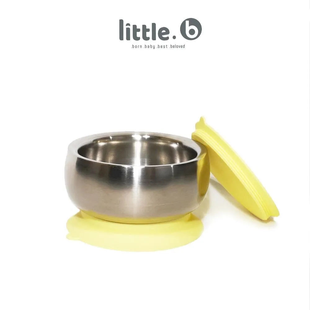 美國 little.b 316雙層不鏽鋼寬口麥片吸盤碗-小芽綠 歷史價格詳細信息