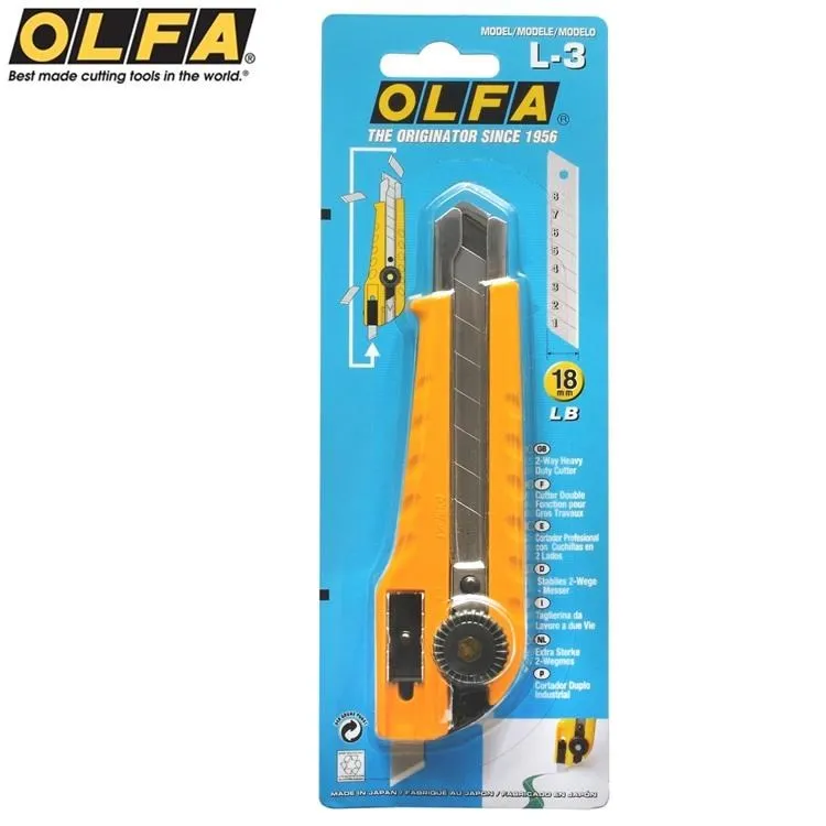 日本OLFA大型6連發美工刀168B或PL-1(自動鎖18mm刀片可裝6片替刃)MZ-AL型切割刀 歷史價格詳細信息