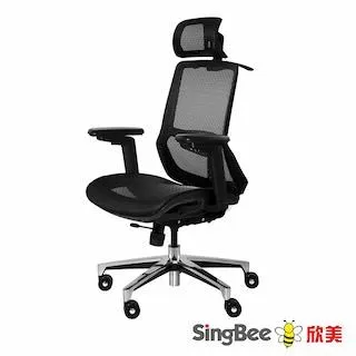 【SingBee 欣美】TYSON-700太森椅-含頭枕/含扶手(鋁合金腳/電腦椅/人體工學椅/辦公椅) 歷史價格詳細信息
